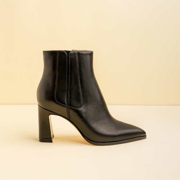 Black Calf Leather Bold Block Ankle Boot 
UK 36.5/ US 6.5 - Picture 12 of 13